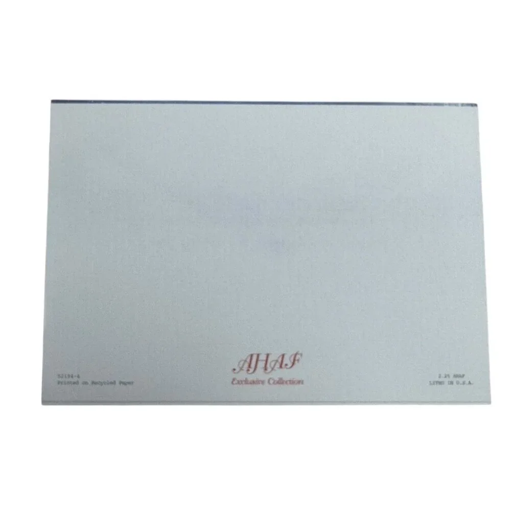 AHAF Exclusive Collection Greeting Christmas Card Snowmen‎ Squirrel USA Envelope